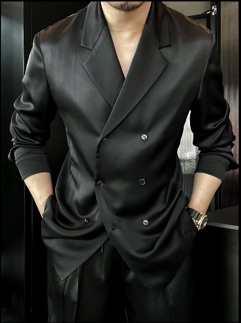 Luxury Silk Touch Business Suit — Your Ultimate Spring & Summer Suit