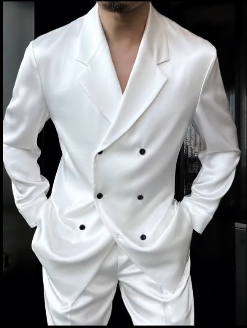 Luxury Silk Touch Business Suit — Your Ultimate Spring & Summer Suit